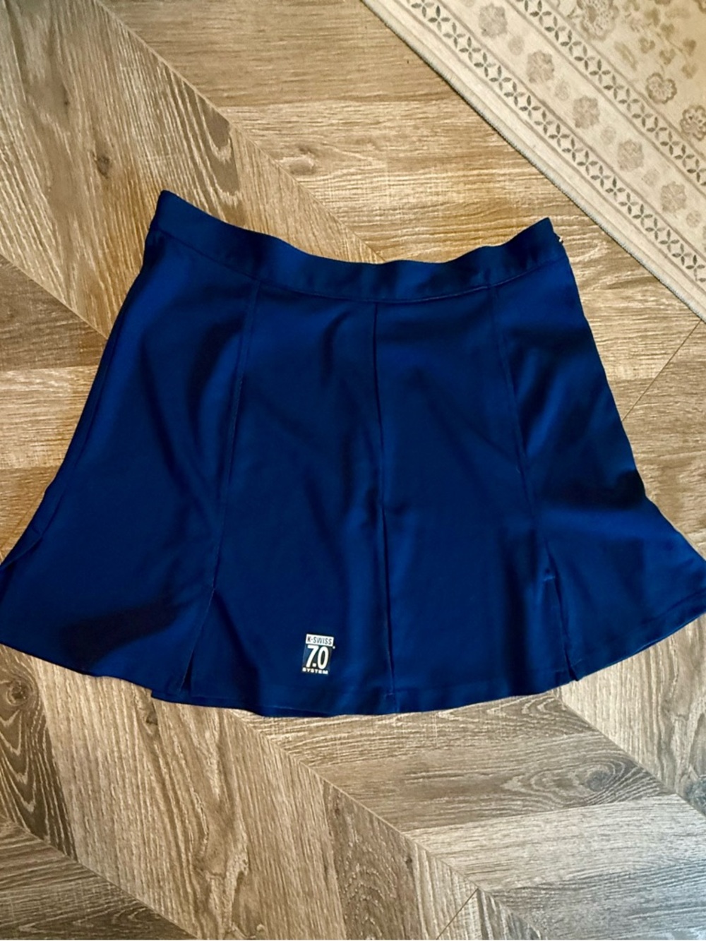 Vintage Y2K KSwiss Tennis Skirt Open Pleats M